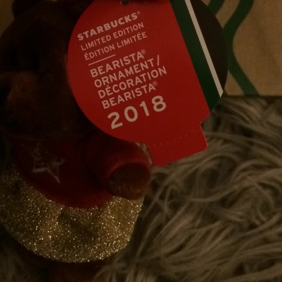 Starbucks bearista ornament limited edition plush - Picture 4 of 5